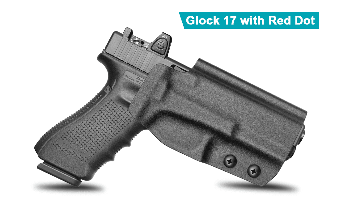 Glock 17/19/19X/21/22/26/27/31/32/33 OWB Kydex Holster , Right Hand | Gun & Flower - Polymerholster