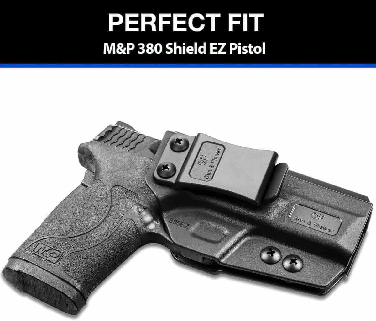 Smith & Wesson M&P 380 Shield EZ IWB Polymer Holster | Gun & Flower - Polymerholster