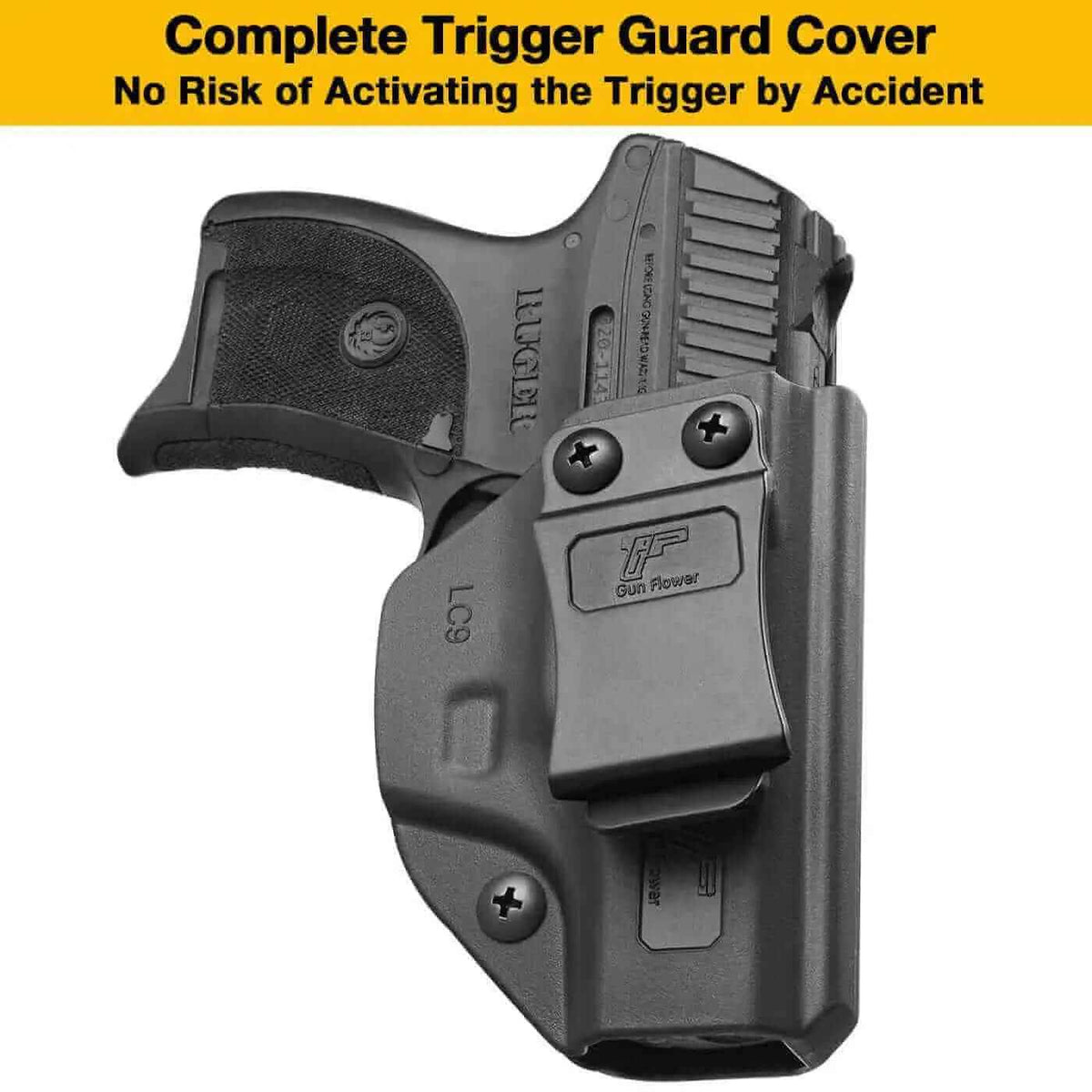 Ruger LC9 IWB Holster | Polymer Holster for LC9/LC9S/EC9/EC9S/LC380 | Gun & Flower