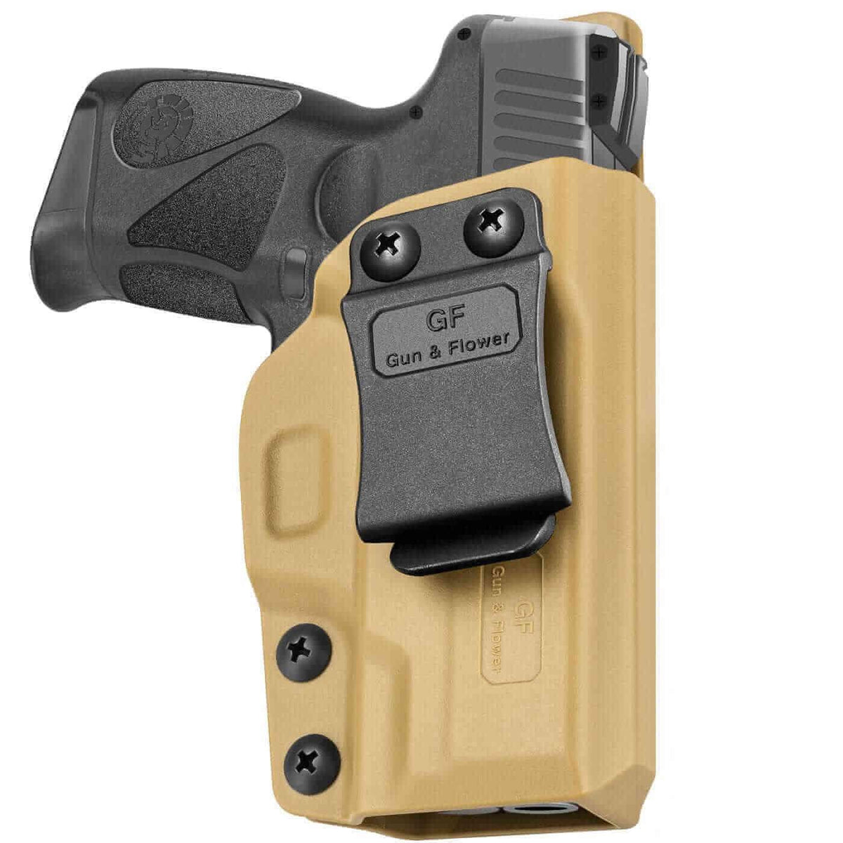 Taurus G2C/G3C/ Taurus Millennium G2 PT111/PT140 Polymer IWB Holster in Tan | Gun & Flower - Polymerholster