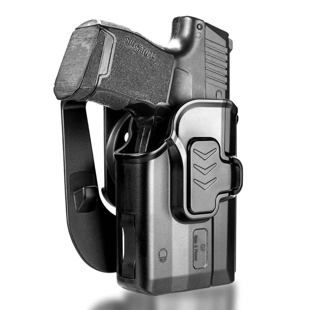 Level II Sig P365 TLR6 OWB Holster Compatible with: Sig Sauer P365 Nitron Micro-Compact/P365 SAS with Streamlight TLR-6/TLR-6HL/TLR-6HL Pistol