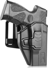 Level II Retention OWB Holster for Taurus G2C Taurus G3C Taurus G3C TORO Taurus PT111 Millennium G2 Taurus PT140 Millennium G2, Outside Waistband Carry, Quick Mounting/Dismounting, Right Hand | Gun & Flower - Gunflowerholsters