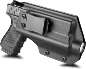 Holster Compatible with Glock 17/19 Gen 3-5 & Glock 19X/44/45 with Olight Baldr Pro/Baldr Pro R/Valkyrie PL Pro/Valkyrie Turbo -Optic Cut- Inside Waistband Holster for G19 G19X G23 G32 G45 with Baldr PRO, Adj. Cant, Adj. Retention