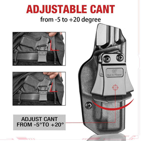 P365XL Holster,IWB Kydex Holster, Fit: Sig Sauer P365 P365 XL P365 SAS P365X P365.380 ACP, Inside Waistband Concealed Carry,Adj. Cant Retention, P365xl Holster Ultimate Comfort & Stability,Right Hand|Gun&Flower