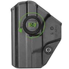 M&P Shield Holster, Polymer OWB Holster Fit Smith & Wesson M&P 9mm/.40 S&W Shield & Shield M2.0, No Button/Fast Draw/Quick Release Holster, 360 Degrees Adjustable/Trigger Lock System. Right Hand|Gun&Flower - Gunflowerholsters