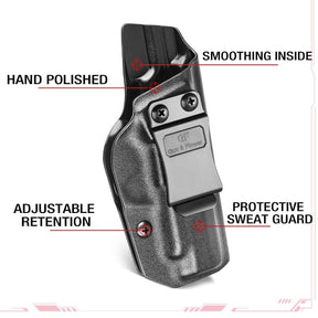 P365XL Holster,IWB Kydex Holster, Fit: Sig Sauer P365 P365 XL P365 SAS P365X P365.380 ACP, Inside Waistband Concealed Carry,Adj. Cant Retention, P365xl Holster Ultimate Comfort & Stability,Right Hand|Gun&Flower