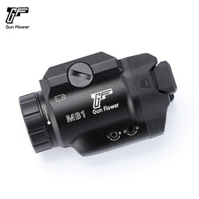 GF GUN FLOWER  500 Lumens Pistol Light with Laser、Sighting mirrors for guns、Sights, other than telescopic sights, for artillery,Fit Glock17/19/P365/G3C/M&P9/Hellcat Pro/1911 - Polymerholster