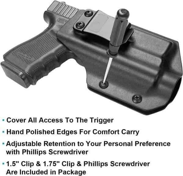 IWB Kydex Holster for Taurus 85 and S&W 637 642 638 43 442 Revolvers,Not for Protector Models, Right Hand | Gun & Flower - Gunflowerholsters