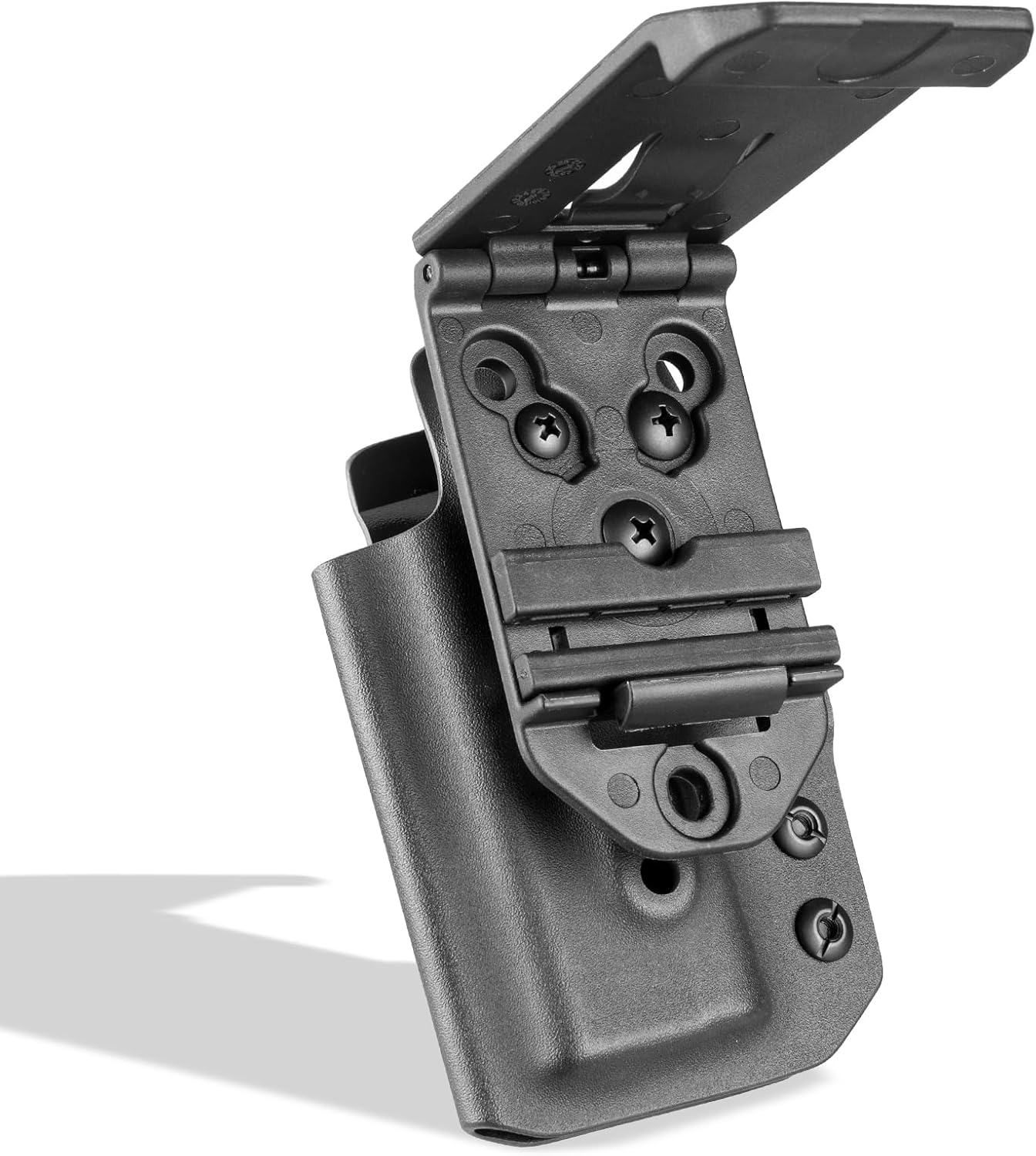 24 Sets Black Chicago Screws for DIY Kydex/Leather Holsters, Clips & Knife Sheaths - Includes Phillips Truss Heads, Slotted Fasteners & Rubber Spacers | Secure Fit, Anti-Loosening - Polymerholster