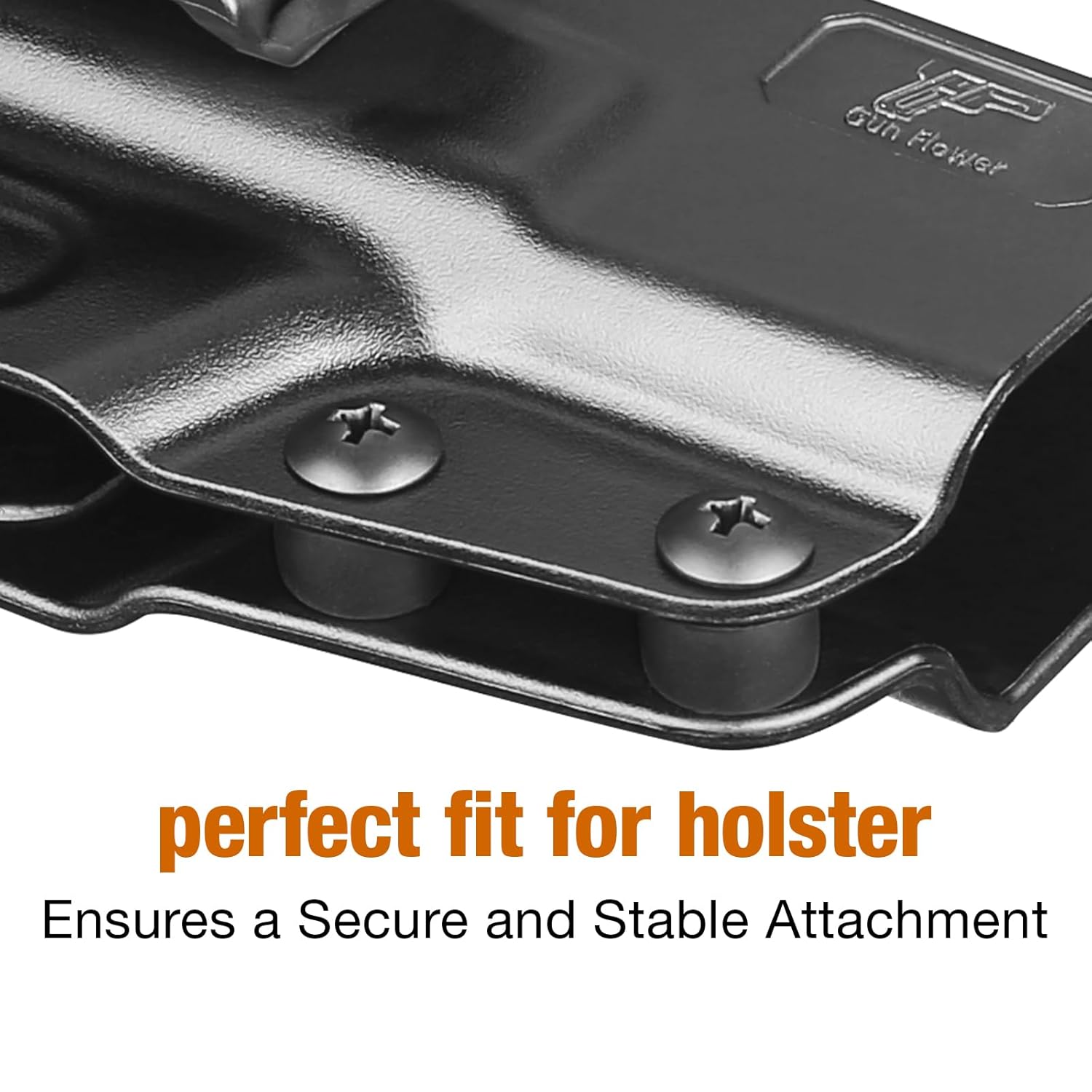 12 Sets Black Chicago Screws for DIY Kydex/Leather Holsters, Clips & Knife Sheaths - Includes Phillips Truss Heads, Slotted Fasteners & Rubber Spacers | Secure Fit, Anti-Loosening - Polymerholster