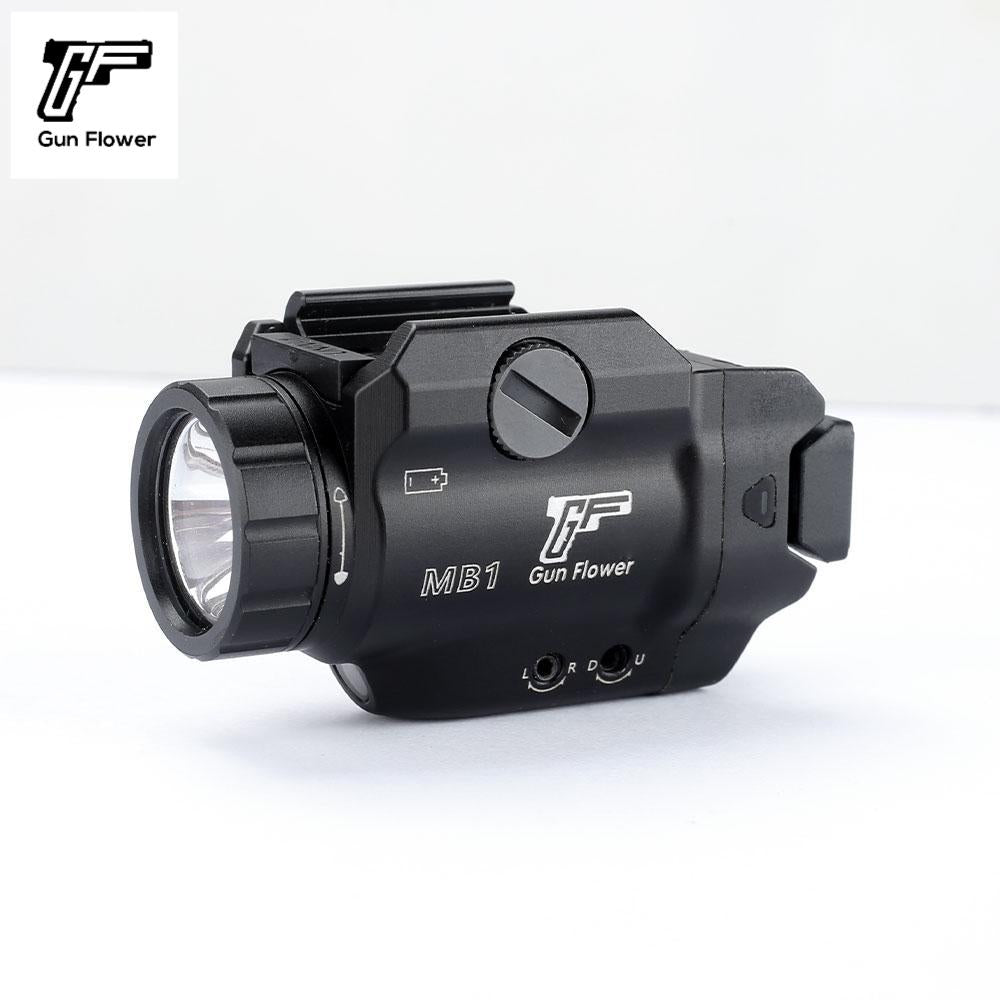 GF GUN FLOWER  500 Lumens Pistol Light with Laser、Sighting mirrors for guns、Sights, other than telescopic sights, for artillery,Fit Glock17/19/P365/G3C/M&P9/Hellcat Pro/1911 - Polymerholster