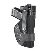 Gun & Flower OWB Nylon PE Level II Holster for Glock 17 19 19x 22 23 31 32 44/45/43/43X/48/Taurus G2C/G3C/Millennium G2 PT111/PT140, S&W M&P Shield 9mm/ M&P Shield M2.0 9mm - Gunflowerholsters