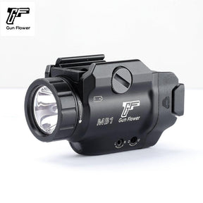 GF GUN FLOWER  500 Lumens Pistol Light with Laser、Sighting mirrors for guns、Sights, other than telescopic sights, for artillery,Fit Glock17/19/P365/G3C/M&P9/Hellcat Pro/1911 - Polymerholster