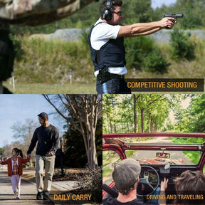 Level II Sig P365 TLR6 OWB Holster Compatible with: Sig Sauer P365 Nitron Micro-Compact/P365 SAS with Streamlight TLR-6/TLR-6HL/TLR-6HL Pistol