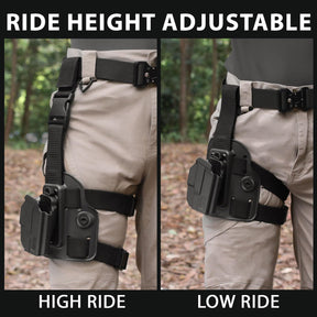 Level II G2C Drop Leg Holster Compatible with Taurus G2C/G3C, Taurus Millennium G2 PT111/PT140, Polymer Drop Leg Platform Holster, Thumb Release Holster - Polymerholster