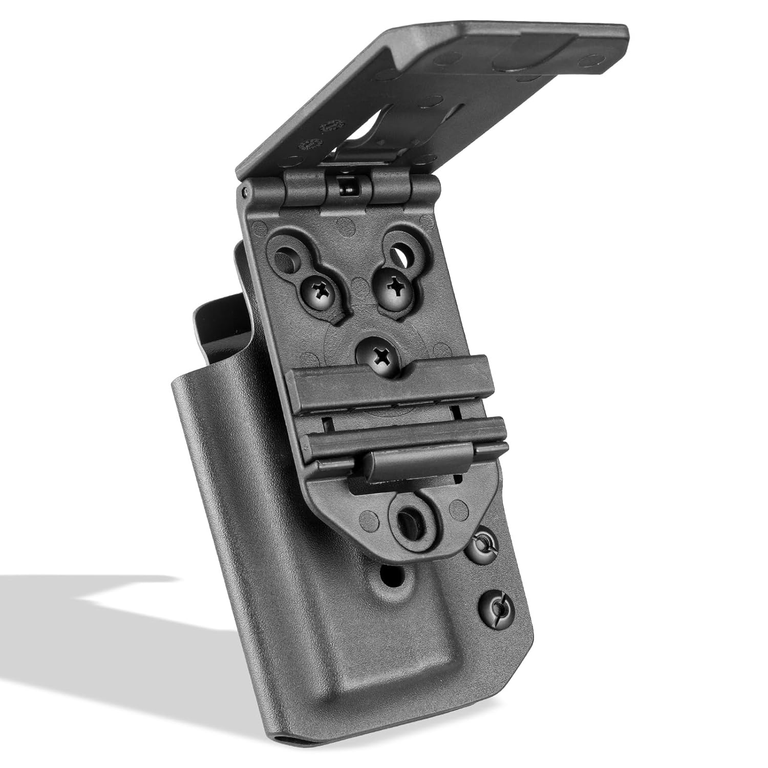 Black Chicago Screws, 12 Pack Holster Screw Kit for DIY Kydex and Leather Gun Holsters/Clips and Knife Sheaths - Polymerholster