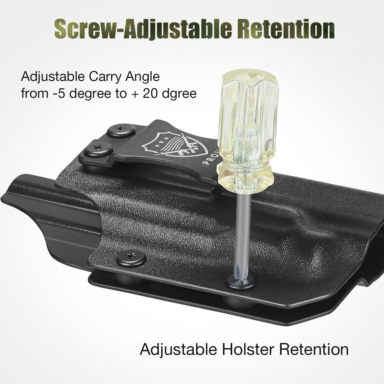 Glock 43X MOS / G48 MOS IWB Kydex Holster - Optics-Ready, TLR-7X/HL-X Sub Compatible, Adjustable Cant & Retention, Fits G43X Rail/G48 Rail/PSA Dagger Micro, Right Hand - Polymerholster