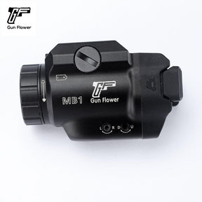 GF GUN FLOWER  500 Lumens Pistol Light with Laser、Sighting mirrors for guns、Sights, other than telescopic sights, for artillery,Fit Glock17/19/P365/G3C/M&P9/Hellcat Pro/1911 - Polymerholster