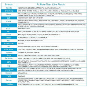 New Level II Tactical Universal Drop Leg Holster Fits 100+ Full & Compact Pistols | Right Hand