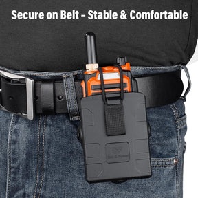 GUN & FLOWER Belt Clip – Durable Black for Secure Fit, Radios, Easy Attachment for Tactical, Outdoor, and Work Use - Gunflowerholsters