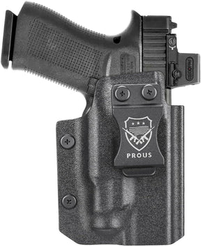 Glock 43X MOS / G48 MOS IWB Kydex Holster - Optics-Ready, TLR-7X/HL-X Sub Compatible, Adjustable Cant & Retention, Fits G43X Rail/G48 Rail/PSA Dagger Micro, Right Hand - Polymerholster