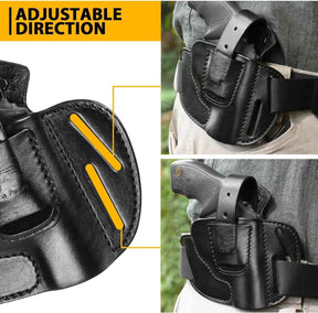 Leather Holster for J-Frame & .38 Special Snub Nose Revolvers - Gunflowerholsters