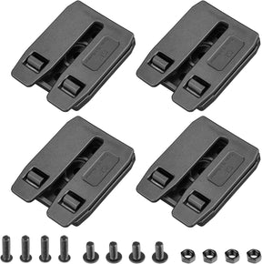 Gun & Flower MOLLE Adapter - Ultra-Strong Compact Gearwheel Design for Holsters, Mag Pouches, Tactical Attachments - Fits 1.5" Belts, Vests & Backpacks - Gunflowerholsters