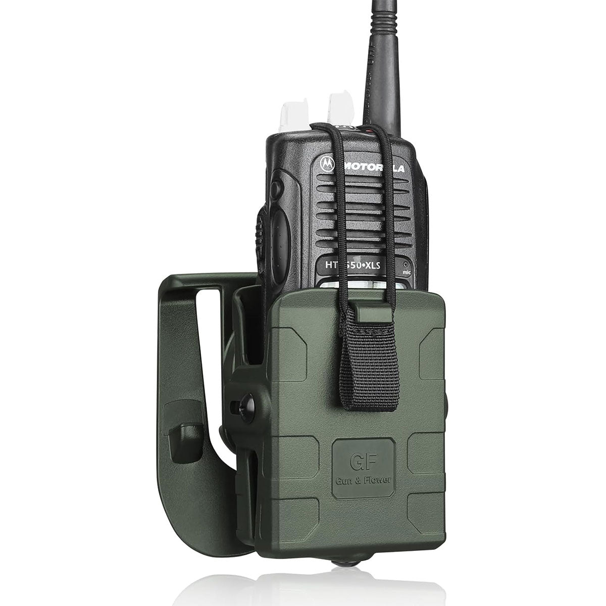 Gun & Flower Universal Tactical Radio Holster for Two-Way Walkie Talkies, Radio Pouch for Motorola, Kenwood, HYTERA Many Types, Accessories, Adjustable Storage with 1 Pack - Gunflowerholsters