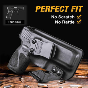 Taurus G3 IWB Kydex Holsters with Claw | Adj. Cant & Retention | Inside Waistband | Right Hand