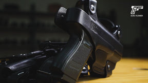 Handmade Universal Leather Shoulder Concealed Holster with Shoulder Straps for Weapons and Double Mag Holder - Right Hand