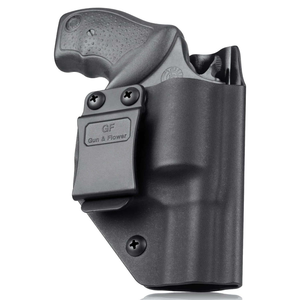 Taurus 85 T85 and S&W 637 642 638 43 442 Revolvers IWB Kydex  Holster Fully Trigger Guard with Red Dot Optics Cut Concealment Carry  | Gun & Flower - Polymerholster