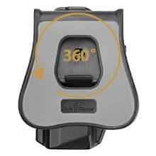 Taurus PT-840 PT840 Level II Retention Index Finger Release OWB Paddle Holster Outside Waistband Pants Trigger Guard | Gun & Flower - Gunflowerholsters