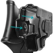 Taurus G2C Taurus G3C Taurus G3C TORO Taurus PT111 Millennium G2 Taurus PT140 Millennium G2 Polymer OWB Paddle Holster Left/Right Hand| Gun & Flower