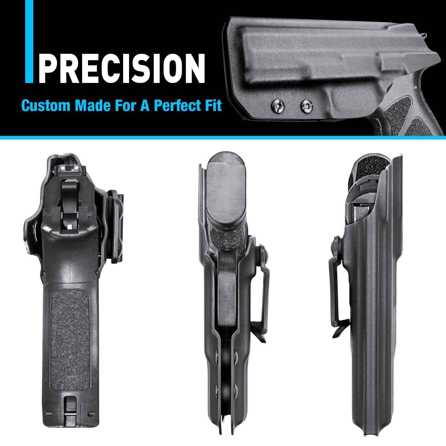 IWB Kydex Holster Custom Molded for Taurus TH9C&TH9 Pistol Trigger Guard Holster | Gun & Flower - Gunflowerholsters