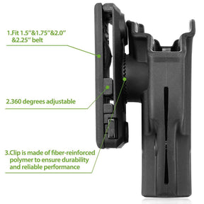 No Button/Quick Release/Fast Draw OWB Holster for Taurus G2C Millennium G2 PT111/PT140 - Gunflowerholsters