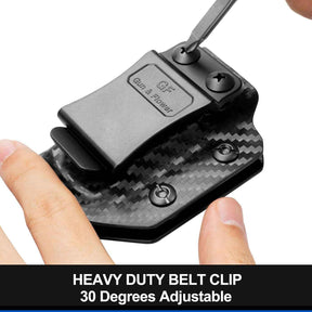 Carbon Fiber Kydex Multitool Sheath for LEATHERMAN WAVE & WAVE + PLUS/REBAR/SURGE HEAVY/SKELETOOL Multi Tool Pouch