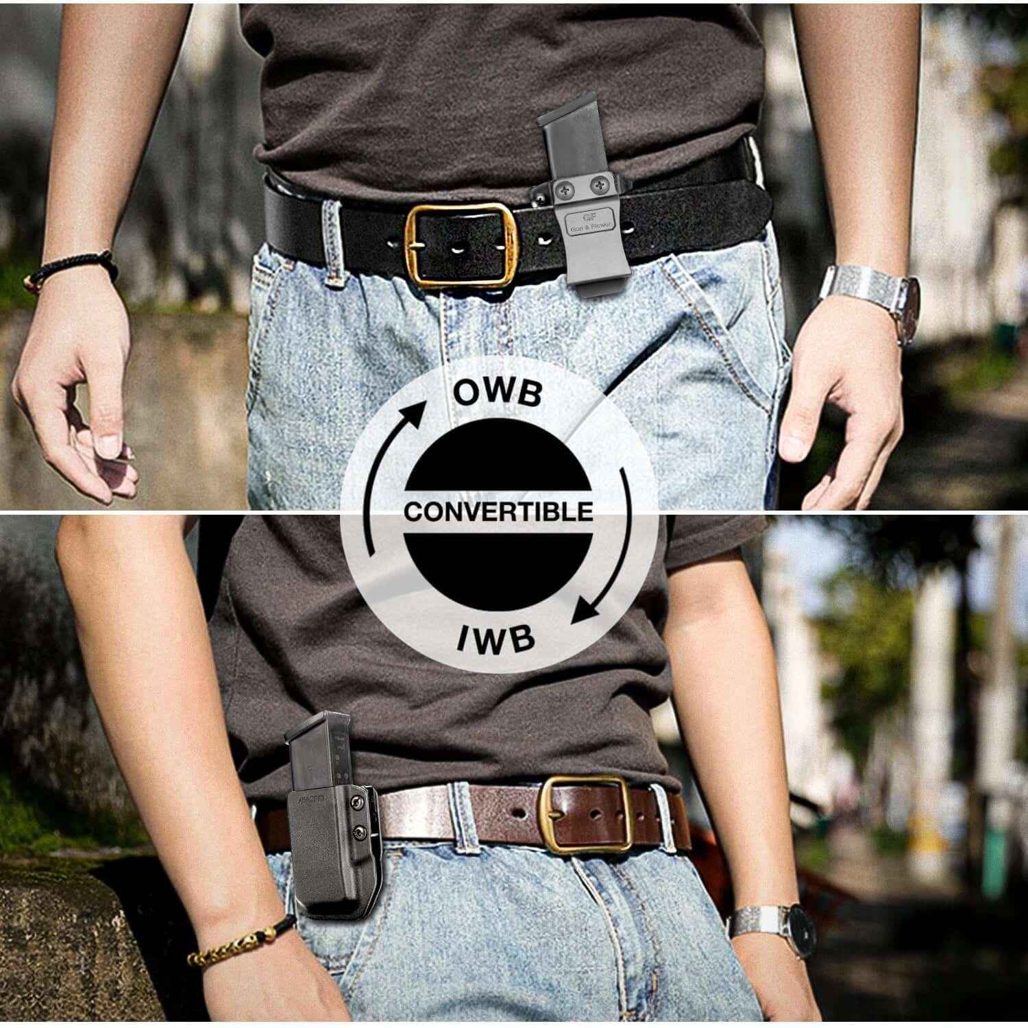 Free Gift Mag Holster 9mm/.40/ .45ACP Single/ Double Stack, Need to Select the Magazine Carrier that Matches Your Magazine Type | Gun & Flower