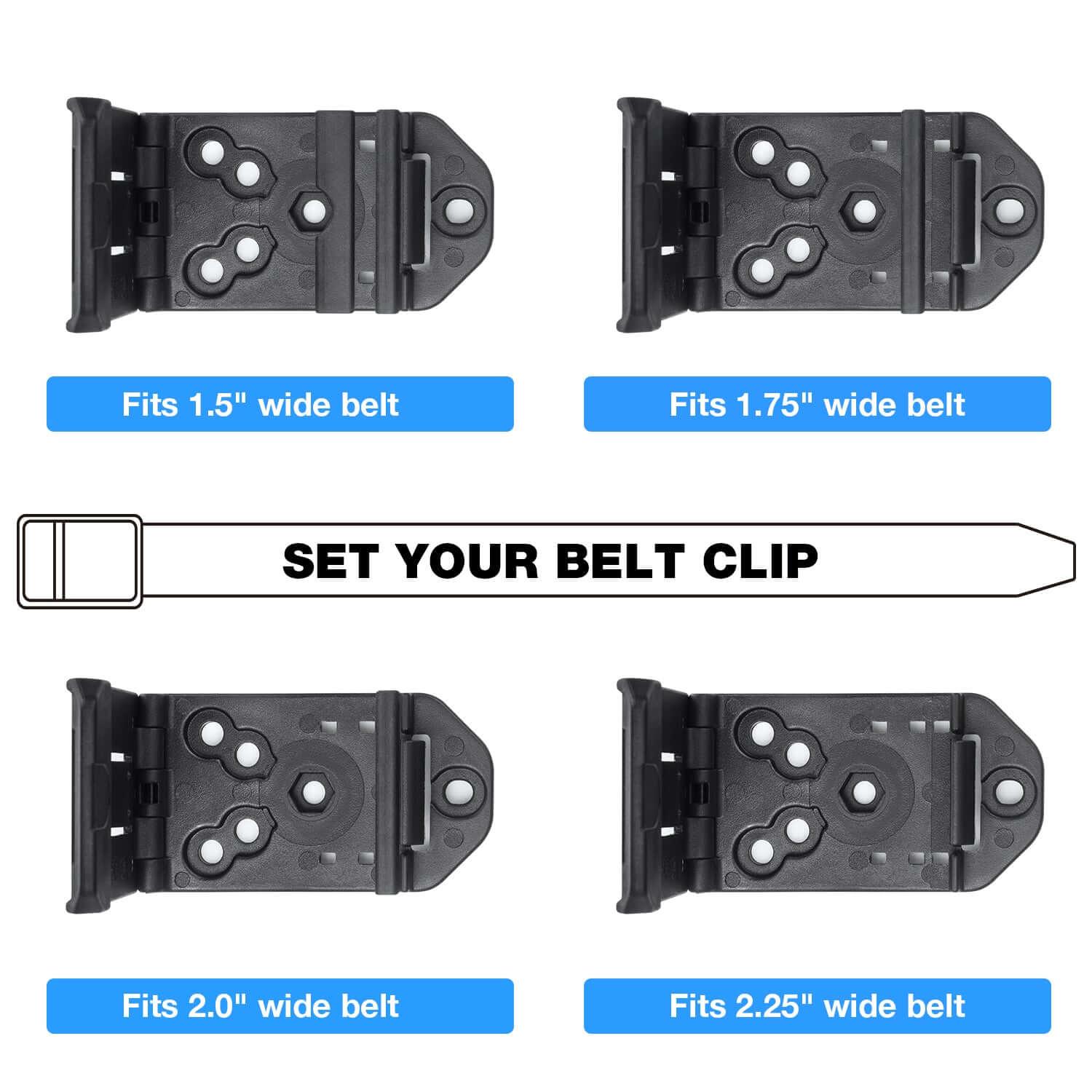 OWB Kydex Holster for SCCY CPX-1 CPX-2 with No Rail, Outside Waistband Holster with Red Dot Sight Optics Cut | Gun & Flower - Polymerholster