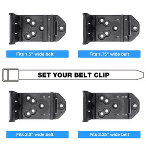 OWB Kydex Holster for SCCY CPX-1 CPX-2 with No Rail, Outside Waistband Holster with Red Dot Sight Optics Cut | Gun & Flower - Polymerholster