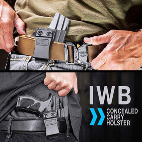 IWB Kydex Holster Custom Molded for Taurus TH9C&TH9 Pistol Trigger Guard Holster | Gun & Flower - Gunflowerholsters