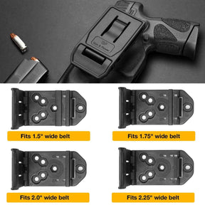 Kydex OWB Holster for Taurus G2C Taurus G2S Taurus G3C Taurus G3C TORO Taurus PT111 Millennium G2 Taurus PT140 Millennium G2 Comfortable with 2.25" Belt Clip | Gun & Flower