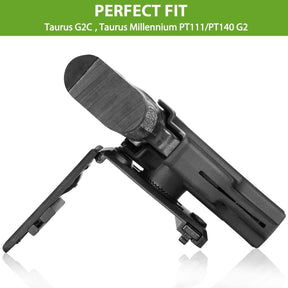 No Button/Quick Release/Fast Draw OWB Holster for Taurus G2C Millennium G2 PT111/PT140 - Gunflowerholsters