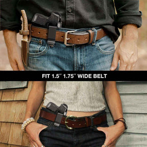 Full Grain Leather Custom Molded Holster Handmade Leather IWB Holster for Sig Sauer P365/P365 SAS/P365X/P365 XL/P365-380/P365 ROSE-380, Right Hand | Gun & Flower