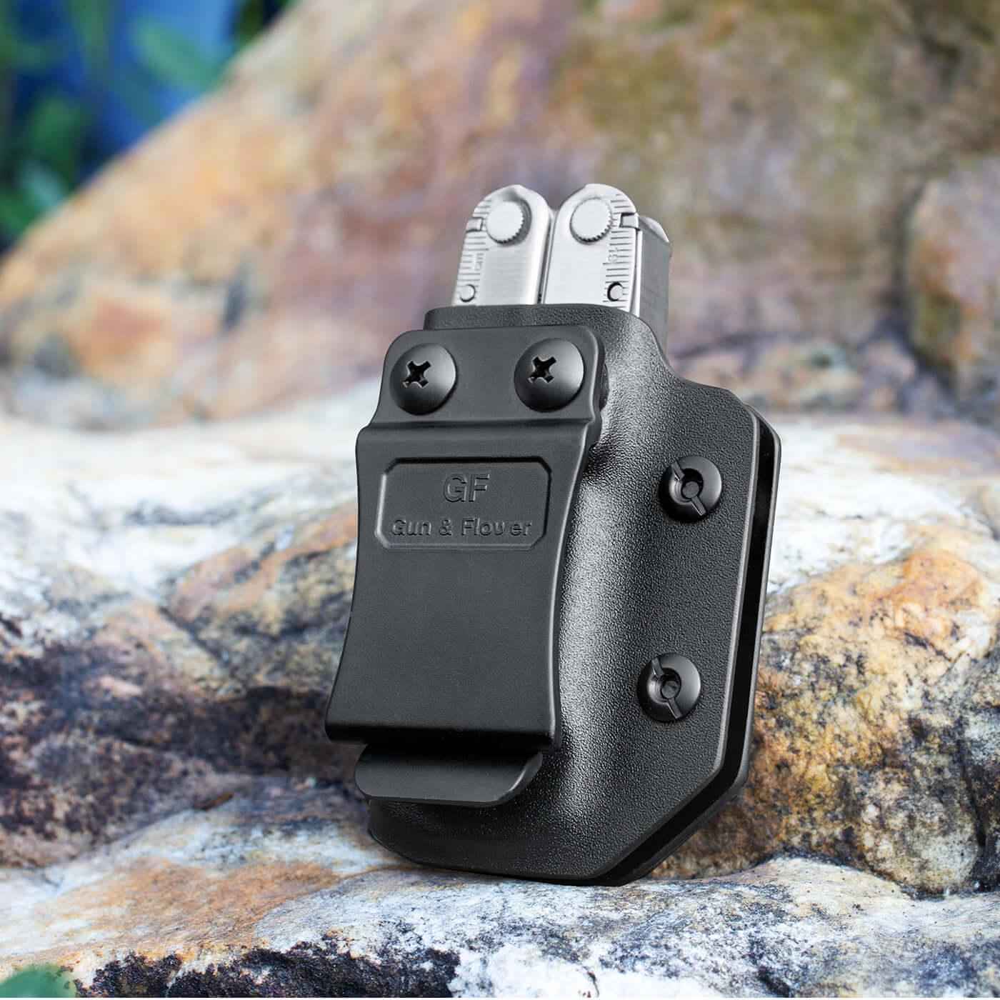 Kydex Multitool Sheath for LEATHERMAN WAVE & WAVE + PLUS/REBAR/SURGE HEAVY/SKELETOOL Multi Tool Pouch