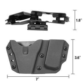 Kydex Handcuff & 9/.40 Double Stack Mag Holder Combo - Polymerholster