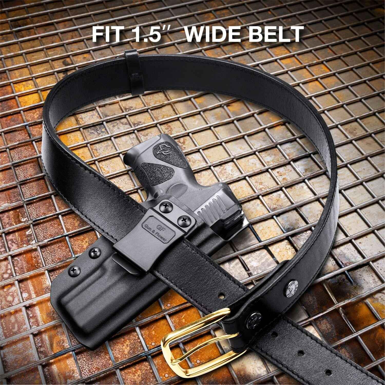 IWB Kydex Holster Custom Molded for Taurus TH9C&TH9 Pistol Trigger Guard Holster | Gun & Flower - Gunflowerholsters