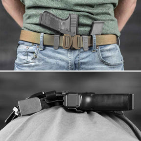 Sidecar Kydex Gun Holster Magazine Pouch for Glock 17 Gen3-5 G17 Gen4 MOS G17 Gen5 MOS G19 Gen3-5 G19 Gen4 MOS G19 Gen5 MOS G21 gen5 Glock 26 Gen3-5 G34 G19X G34 Gen5 G44 G45 MOS 9mm | Gun & Flower