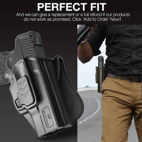 Taurus G2C Taurus G3C Taurus G3C TORO Taurus PT111 Millennium G2 Taurus PT140 Millennium G2 OWB Polymer Holster With 1 pcs Paddle  and 1 pcs Molle Attachment Adapters | Gun & Flower