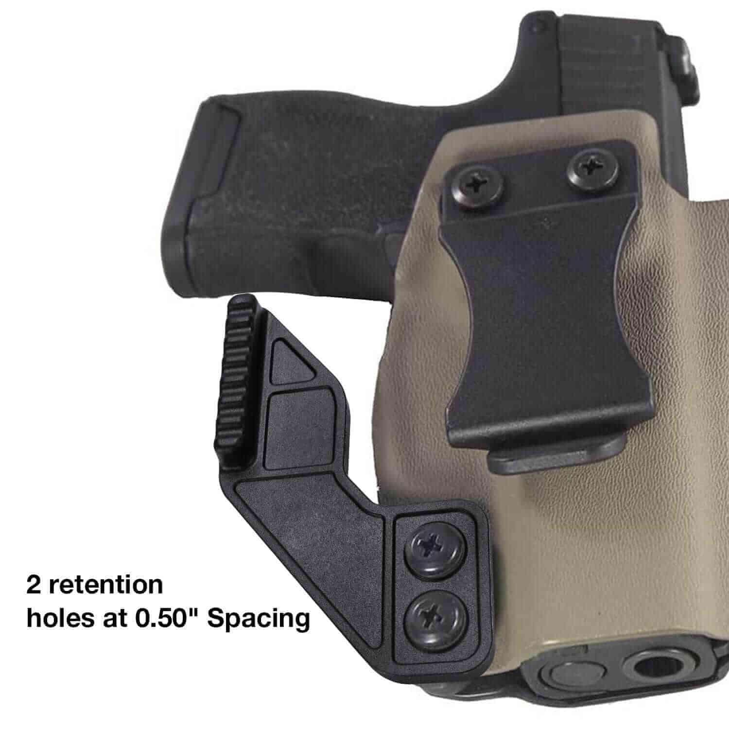 Concealment Wing Concealed Carry Kydex Holster Claw for IWB Holsters | Gun & Flower - Polymerholster