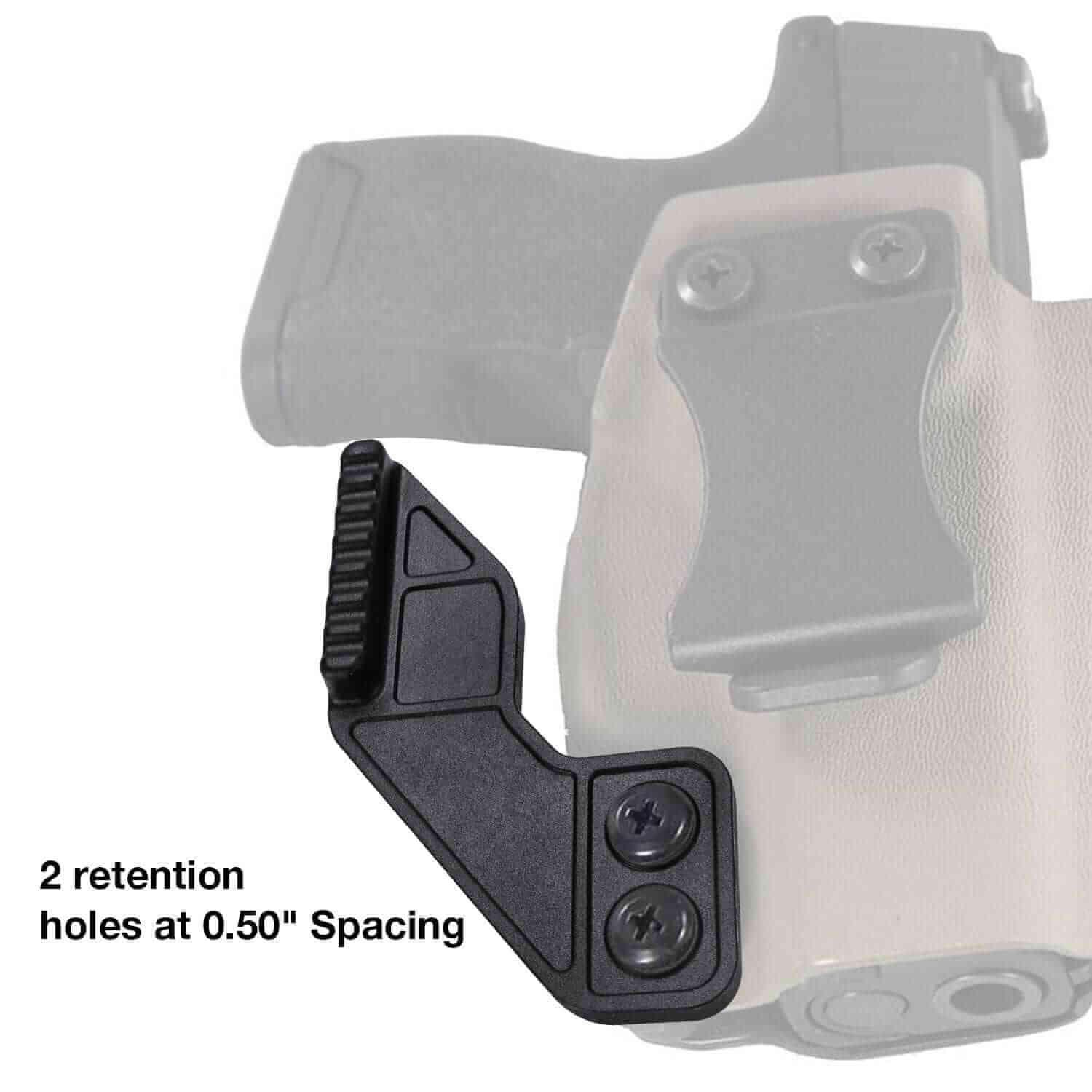 Concealment Wing Concealed Carry Kydex Holster Claw for IWB Holsters | Gun & Flower - Polymerholster